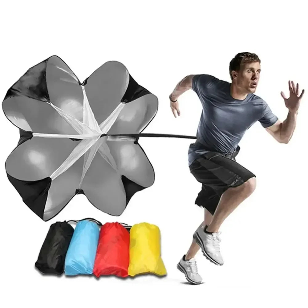 Adjustable Speed Parachute Agility Training Umbrella Football Soccer