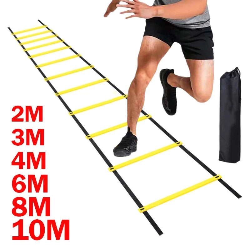 Agility Ladder Nylon Straps Soccer Football Speed Training Ladder