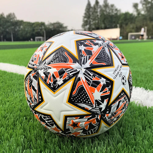 High Quality Black Football Size 5 Adult Outdoor Daily Training