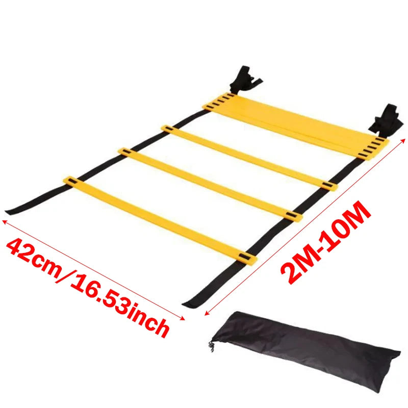 Agility Ladder Nylon Straps Soccer Football Speed Training Ladder