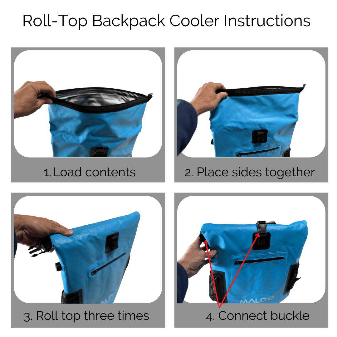 Malo'o 24 Can Insulated Backpack Cooler with IceCell Technology