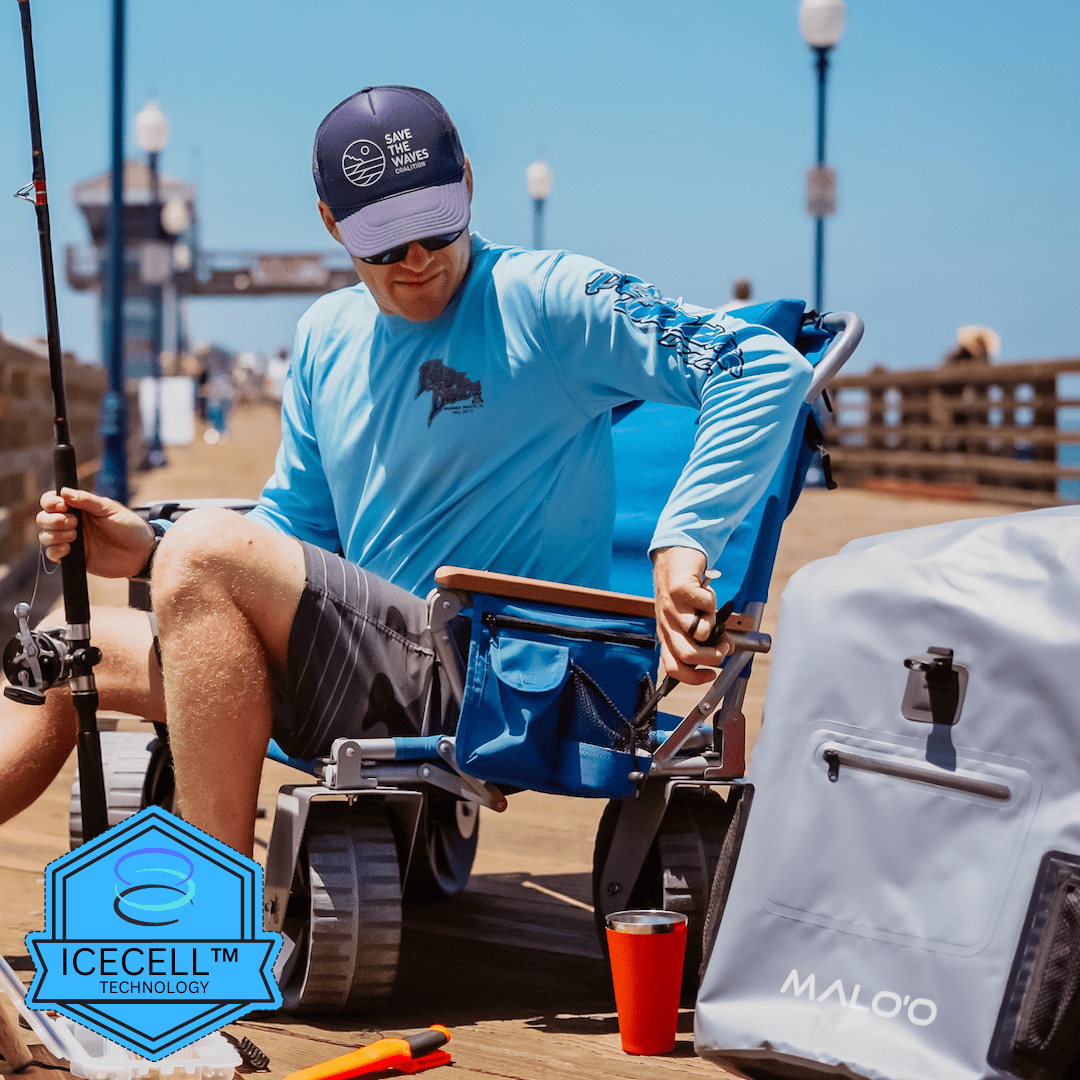 Malo'o 24 Can Insulated Backpack Cooler with IceCell Technology