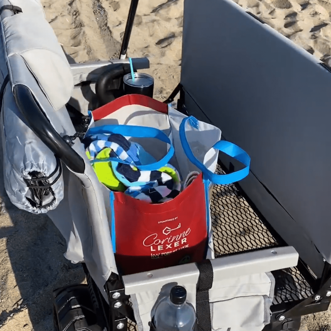 Malo'o Racks Lounge Wagon Outdoor Relaxation Portable 4-Wheel Durable Wagon